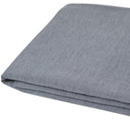 Slate Gray Linen Twin Flat Sheet