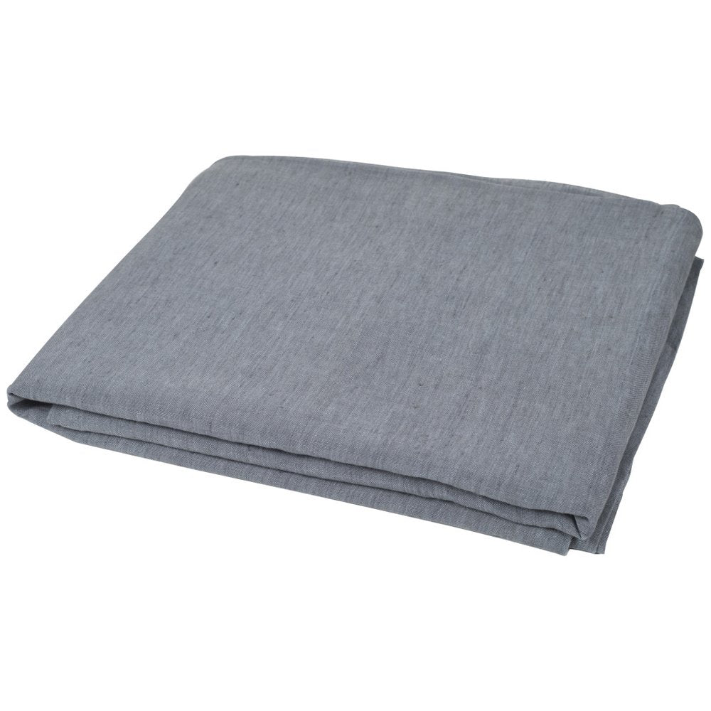 Light Gray Linen Full Double Flat Sheet
