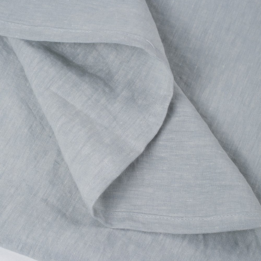 Light Gray Linen Full Double Flat Sheet