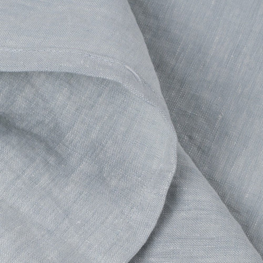 Light Gray Linen Full Double Flat Sheet