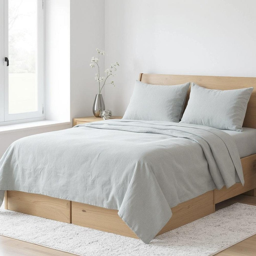 Cloud Linen King Flat Sheet