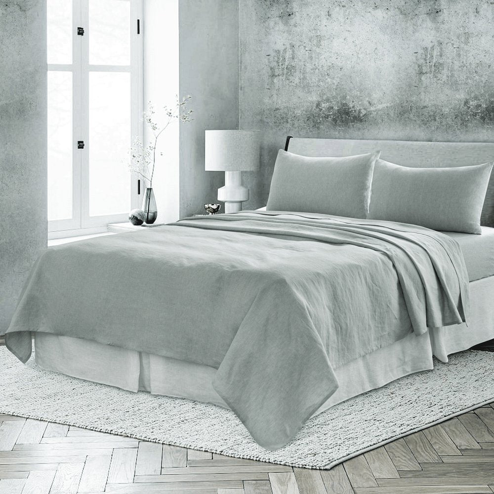 Cloud Linen King Flat Sheet