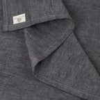 Light Gray Linen Full Double Flat Sheet