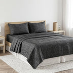 Light Gray Linen Full Double Flat Sheet