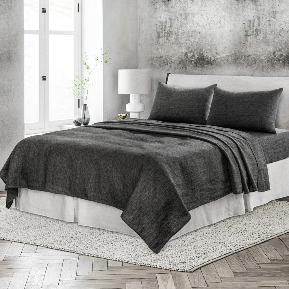Cloud Linen King Flat Sheet