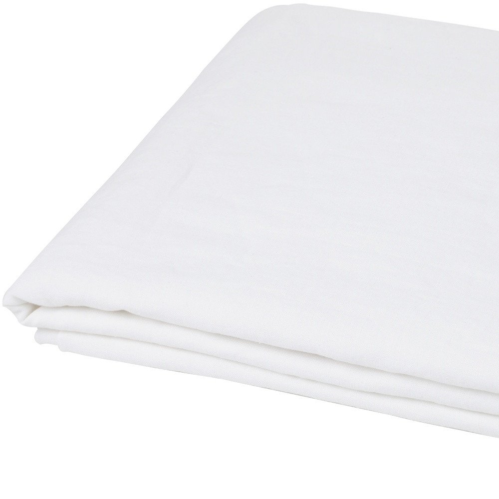 Ivory Linen Full Double Flat Sheet