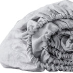 Light Pink Linen California King Fitted Sheet