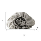 Cloud Linen Twin Fitted Sheet