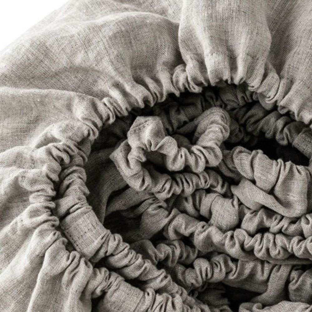 Light Pink Linen California King Fitted Sheet