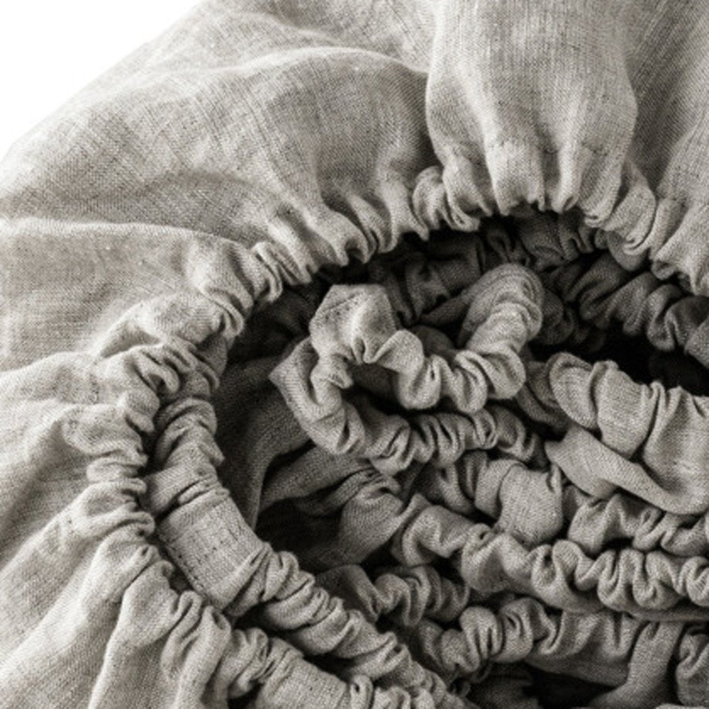 Light Pink Linen California King Fitted Sheet