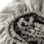 Light Pink Linen California King Fitted Sheet