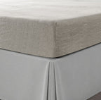 Light Gray Linen California King Fitted sheet
