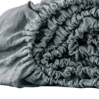 Light Gray Linen Queen Fitted sheet