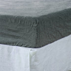 Light Pink Linen King Fitted Sheet