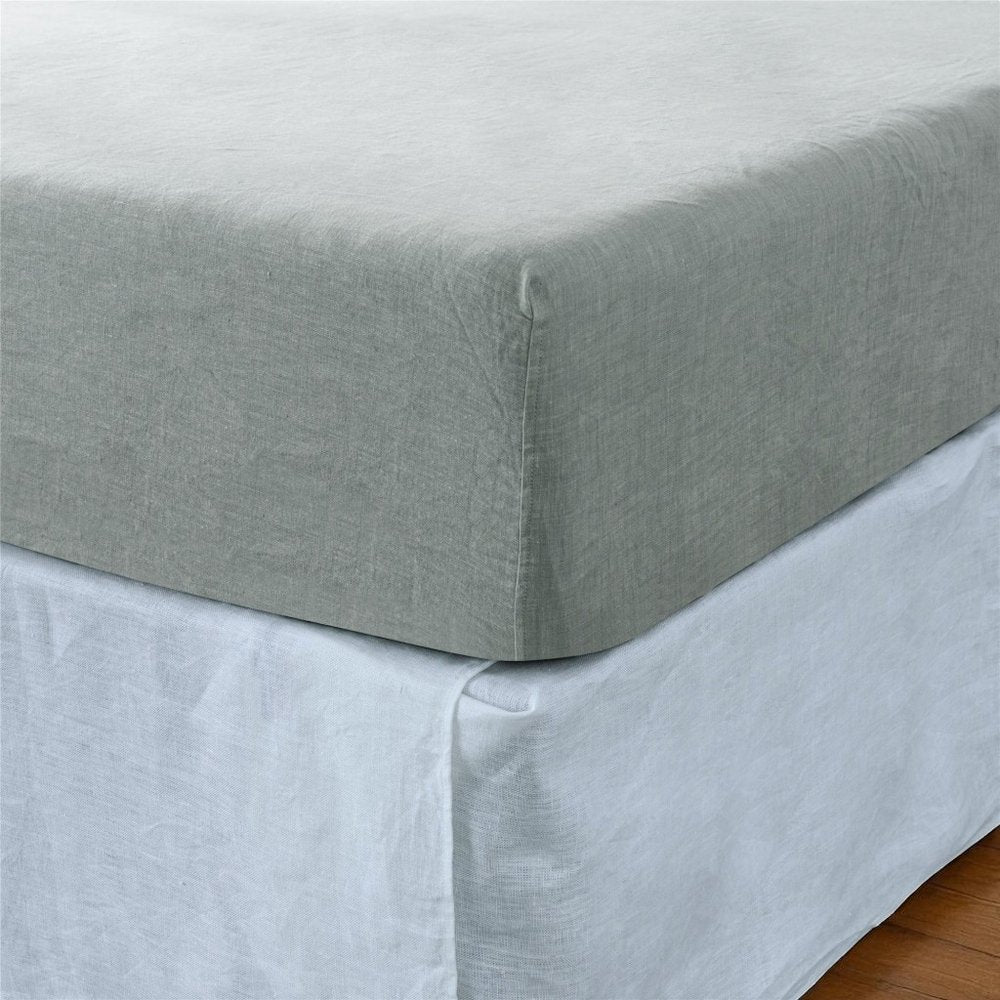 Cloud Linen Twin Fitted Sheet