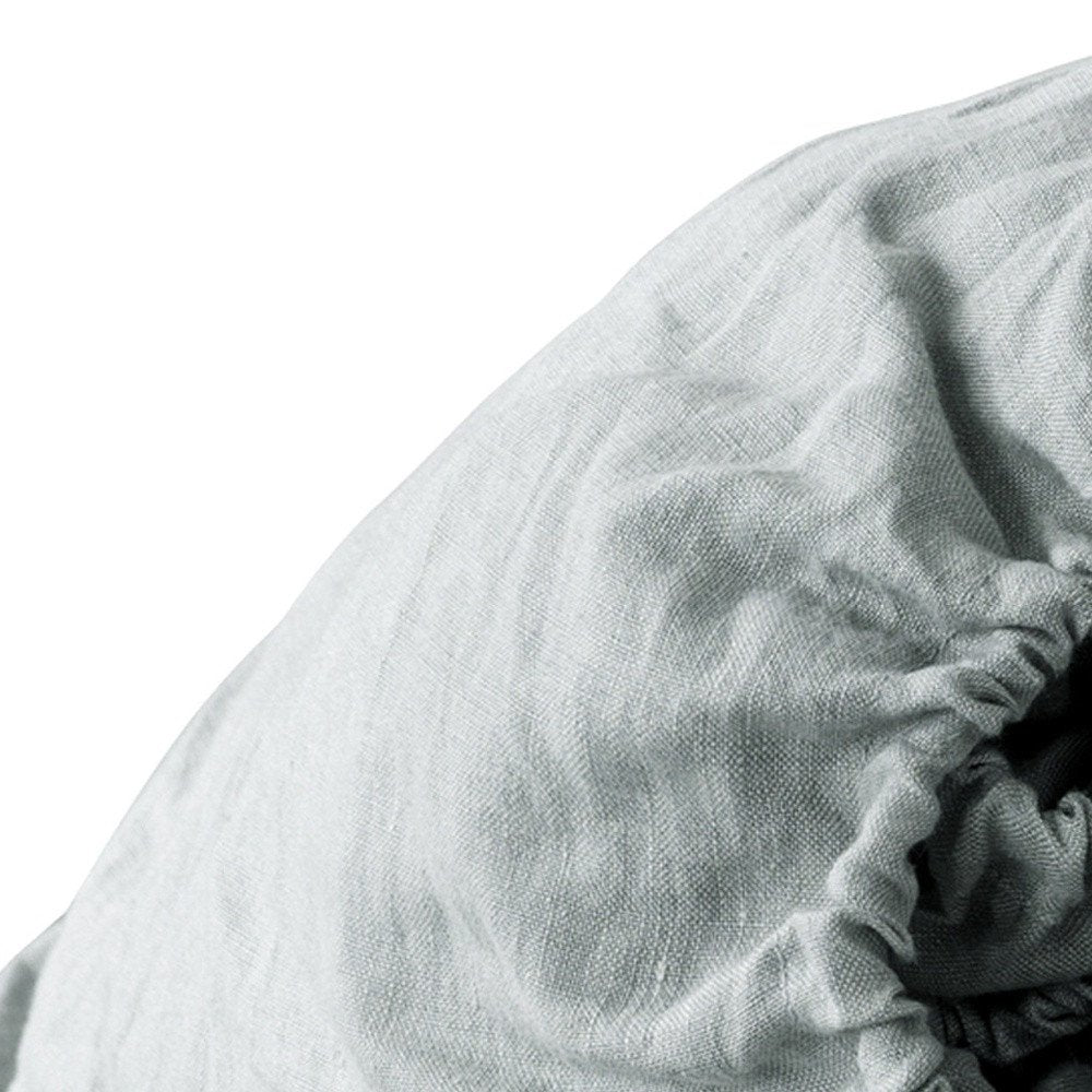 Light Gray Linen Queen Fitted sheet