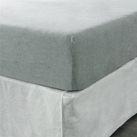 Blue Linen California King Fitted sheet