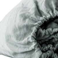 Blue Linen California King Fitted sheet