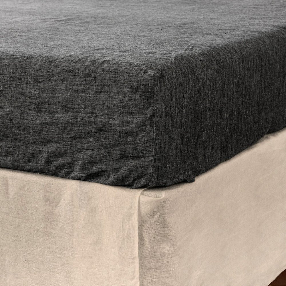 Light Pink Linen California King Fitted Sheet