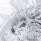 Light Gray Linen Queen Fitted sheet