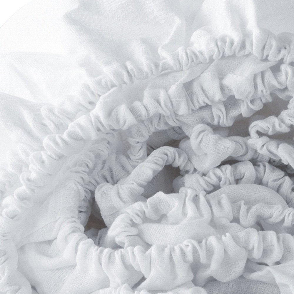 Light Gray Linen Queen Fitted sheet