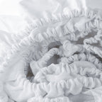 Light Gray Linen Queen Fitted sheet