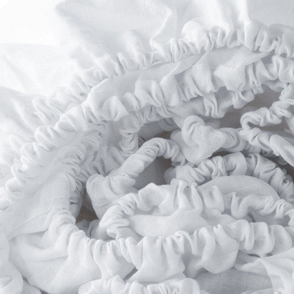 Light Gray Linen Queen Fitted sheet