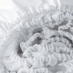 Light Gray Linen Queen Fitted sheet