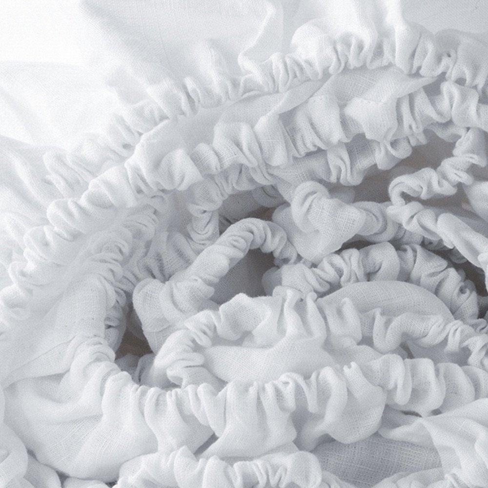 Light Gray Linen Queen Fitted sheet