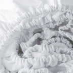 Light Gray Linen Queen Fitted sheet