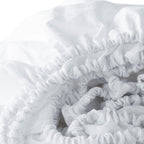 White Linen King Fitted sheet