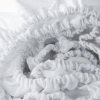 White Linen King Fitted sheet