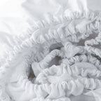 Light Pink Linen California King Fitted Sheet