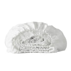 Ivory Linen Twin Fitted Sheet