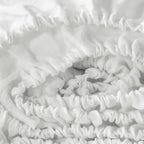 Ivory Linen Twin Fitted Sheet