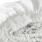 Light Gray Linen Queen Fitted sheet