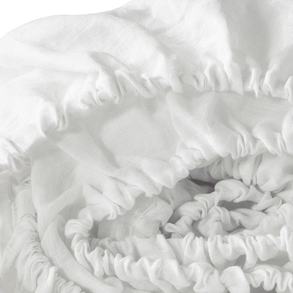 Light Gray Linen Queen Fitted sheet