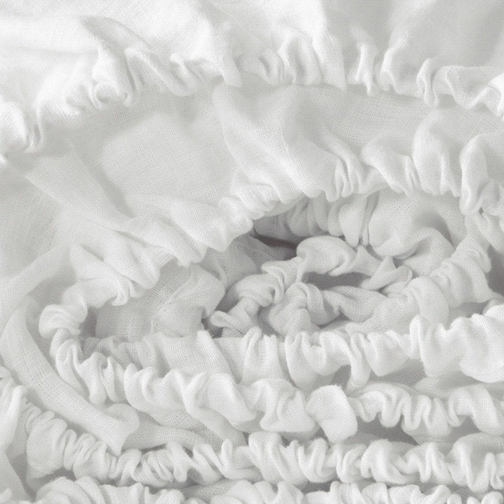 Light Pink Linen King Fitted Sheet