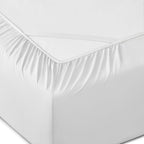 Six Piece White Microfiber Sheet Set