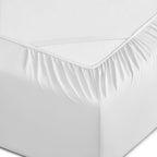 Six Piece White Microfiber Sheet Set