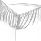 Six Piece Silver Microfiber Queen Sheet Set