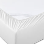 Six Piece White Tencel Lyocell King Sheet Set