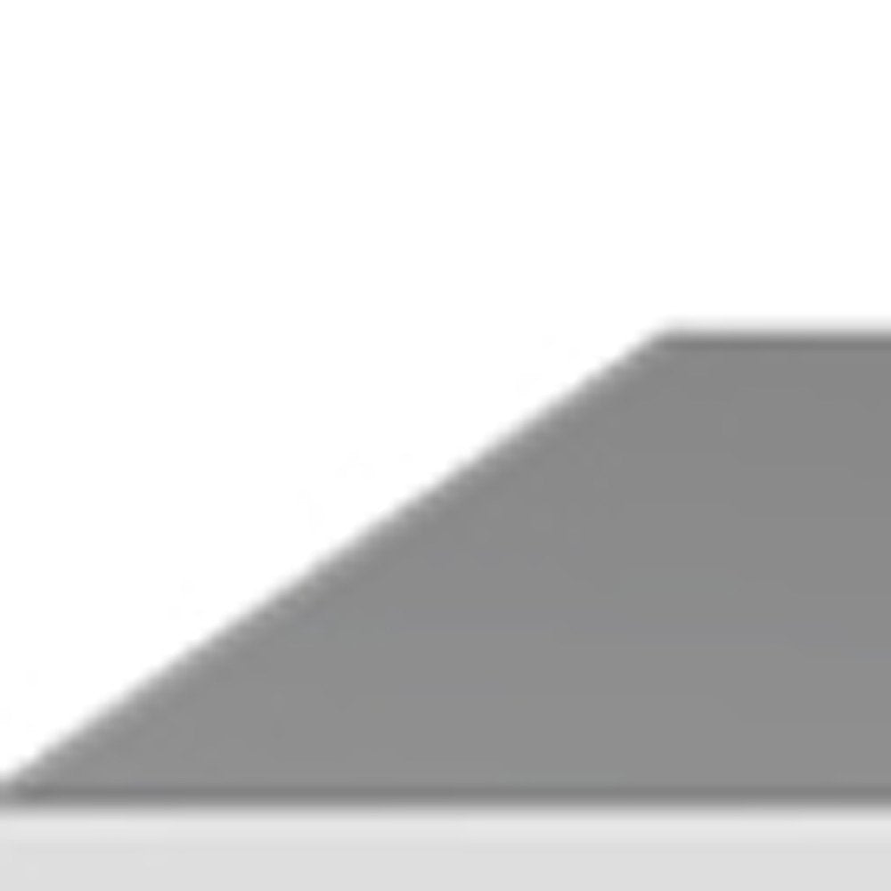 12" White Wood One Drawer Floating Nightstand