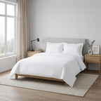 White Queen Cotton Blend 1000 Thread Count Washable Duvet Cover Set