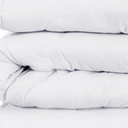 White Queen Cotton Blend 1200 Thread Count Washable Duvet Cover Set