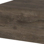 16" Brown Wood One Drawer Floating Nightstand
