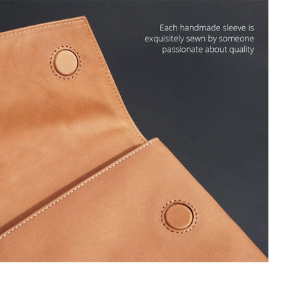 MacCase Premium Leather Magic Keyboard Sleeve -Vintage