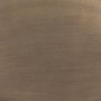 26" Antiqued Bronze and Black Steel Oval Two Tier Coffee Table