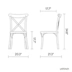 Set of Four 21" Salmon Heavy Duty Plastic Outdoor Stacking Dining Chairs