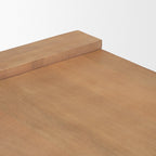 48" Natural Solid Wood Sled Coffee Table